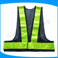 2015 100% polyester jaune Chine élastique réfléchissante ceinture vestes de sécurité